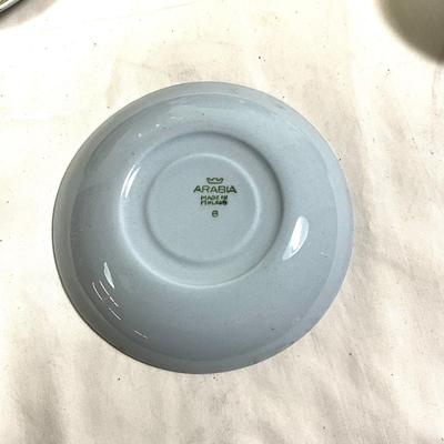 1471 Vintage 1950's Arabia Finland Crownband Tea Set