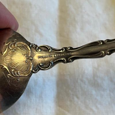Gorham Sterling Pierced Serving Spoon