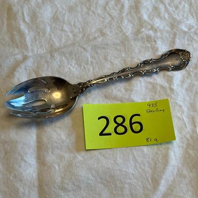 Gorham Sterling Pierced Serving Spoon