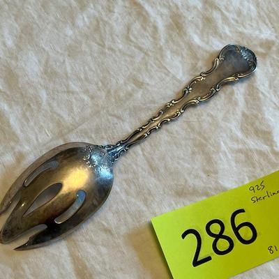 Gorham Sterling Pierced Serving Spoon