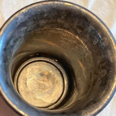 Sterling Tumbler 1800s etched