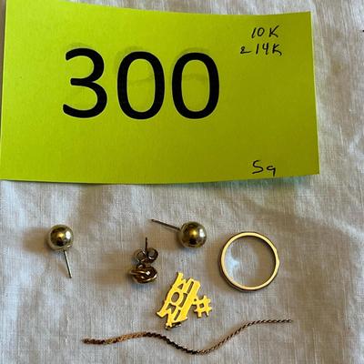 10K & 14K Jewelry Lot