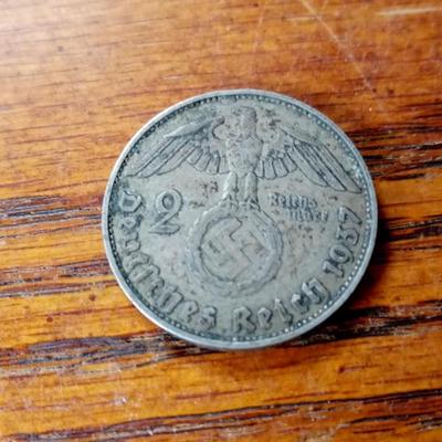 LOT 9   1937 NAZI GERMANY COIN
