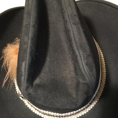 Vintage Levi Strauss suede cowboy hat