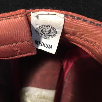 Vintage Levi Strauss suede cowboy hat