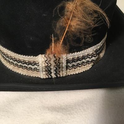Vintage Levi Strauss suede cowboy hat