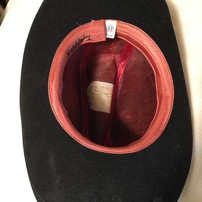 Vintage Levi Strauss suede cowboy hat