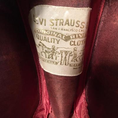 Vintage Levi Strauss suede cowboy hat