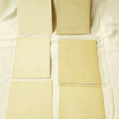 6 PC - FIRST DAY ISSUE SOUVENIR CARD STAMPS - 1943, 45 & 46 MIX THEME