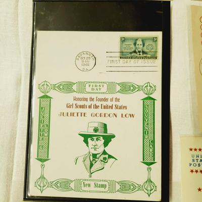 9 PC - FIRST DAY ISSUE MIXED STYLE STAMPS - 1940s MIX THEME