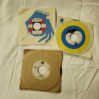 3 - COLLECTORS 45 RECORDS - 60 /70 ROCK BADFINGER & THE BALLOON FARM
