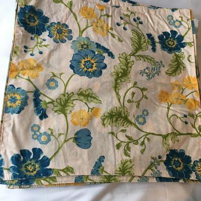 Set of 12 double sided floral napkins