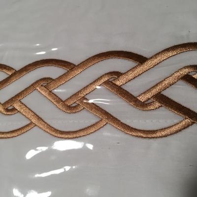 Hamburg House embroidered Queen sheet