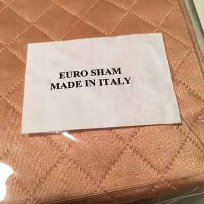 Versai European shams Peach color