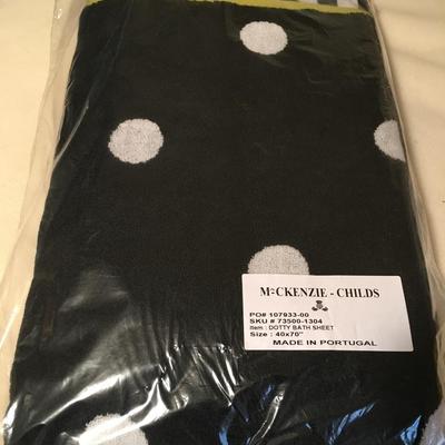 Mackenzie Childs Dotty Bath sheet