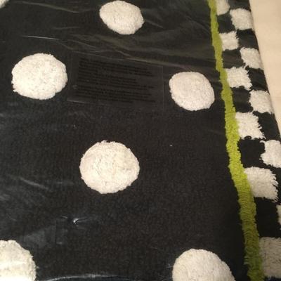 Mackenzie Childs Dotty bath rug