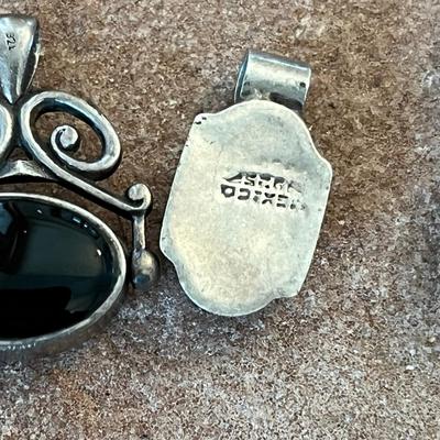 Lot of 4 Pendants Sterling Silver