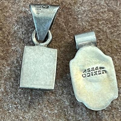 Lot of 4 Pendants Sterling Silver