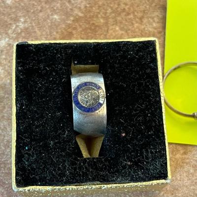 Lot of 4 Sterling Rings, some with stones.
