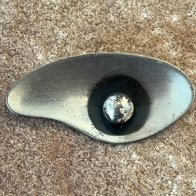 Two Sterling Silver Pins/ Brooches