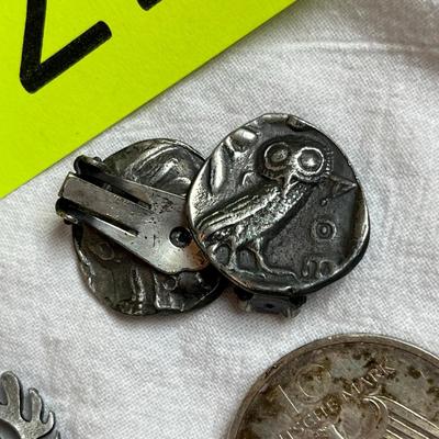 Sterling & Pewter jewelry & coin