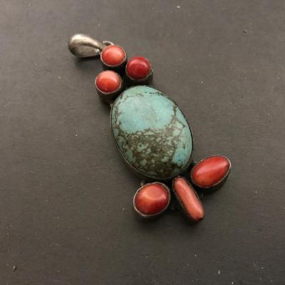 NAVAJO STERLING PENDANT