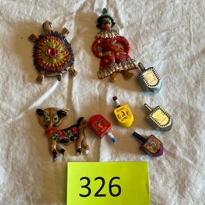 Dreidels & Polymer clay figures