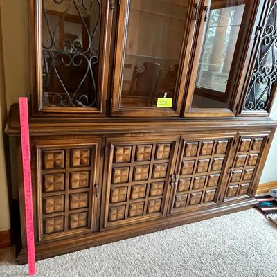 White Furniture Company 1970s China Hutch