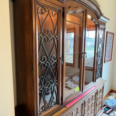 White Furniture Company 1970s China Hutch