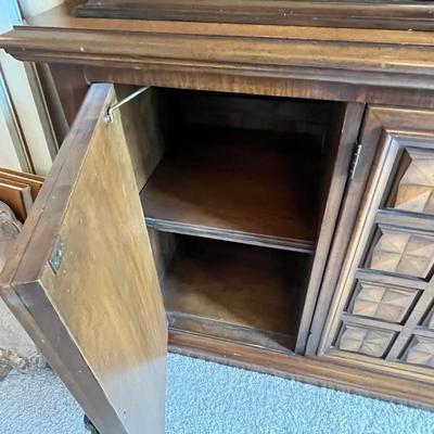 White Furniture Company 1970s China Hutch