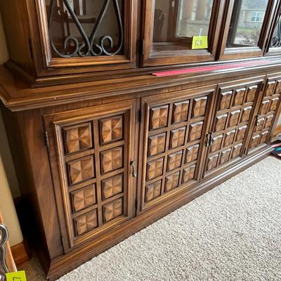 White Furniture Company 1970s China Hutch