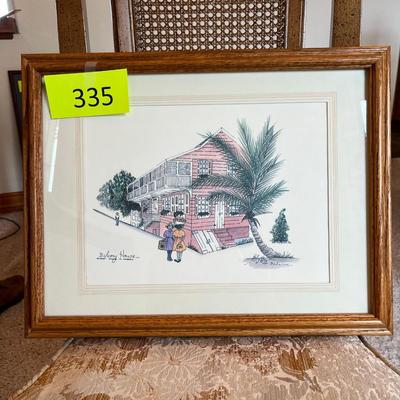 Balcony House print