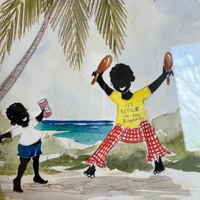 Bahamas Water color picture