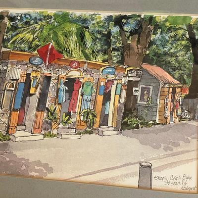 Two small Bahamas Prints