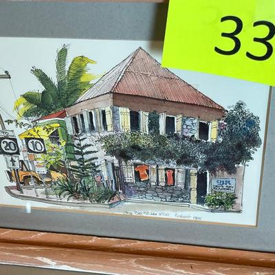 Two small Bahamas Prints