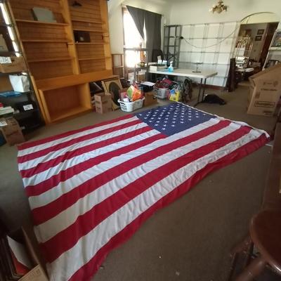 HUGE AMERICAN CLOTH FLAG