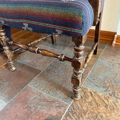 Arm Chair with Southwestern design.