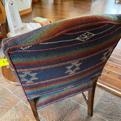 Arm Chair with Southwestern design.