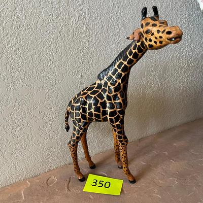 Large Giraffe Hand Carved