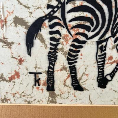 African Zebra Print