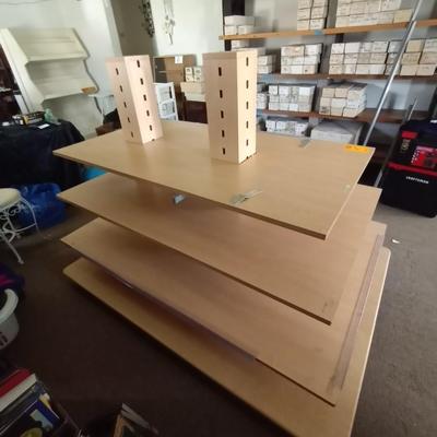 FIVE TEIR SHELVING DISPLAY