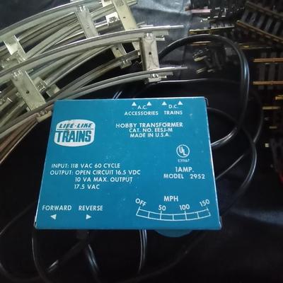 VINTAGE TRAINS-TRACKS-TRANSFORMER AND BOOKS
