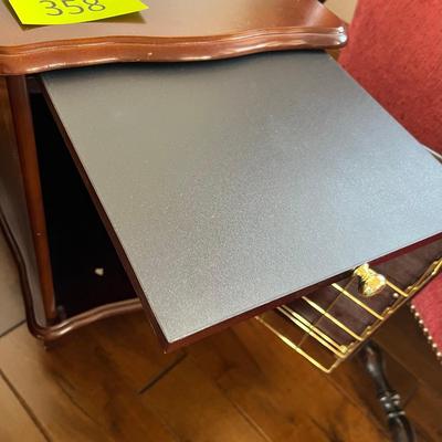 Cherrywood finish Side table