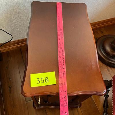 Cherrywood finish Side table
