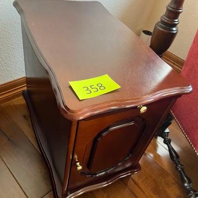 Cherrywood finish Side table