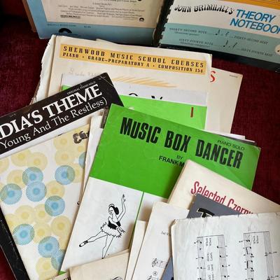 Lot of sheet music