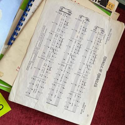 Lot of sheet music