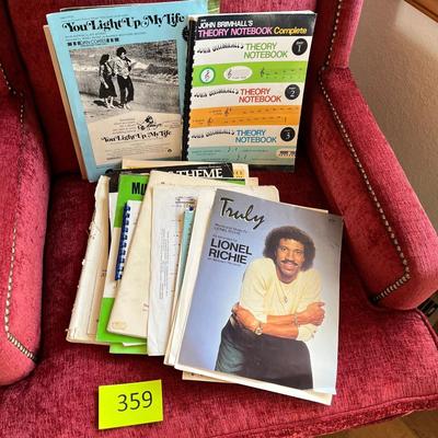 Lot of sheet music