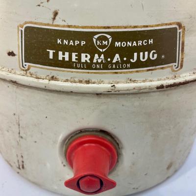 Vintage Knapp Monarch Therm-A-Jug Camping Picnic Thermos Jug