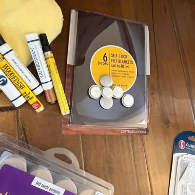 Lot of furniture care items